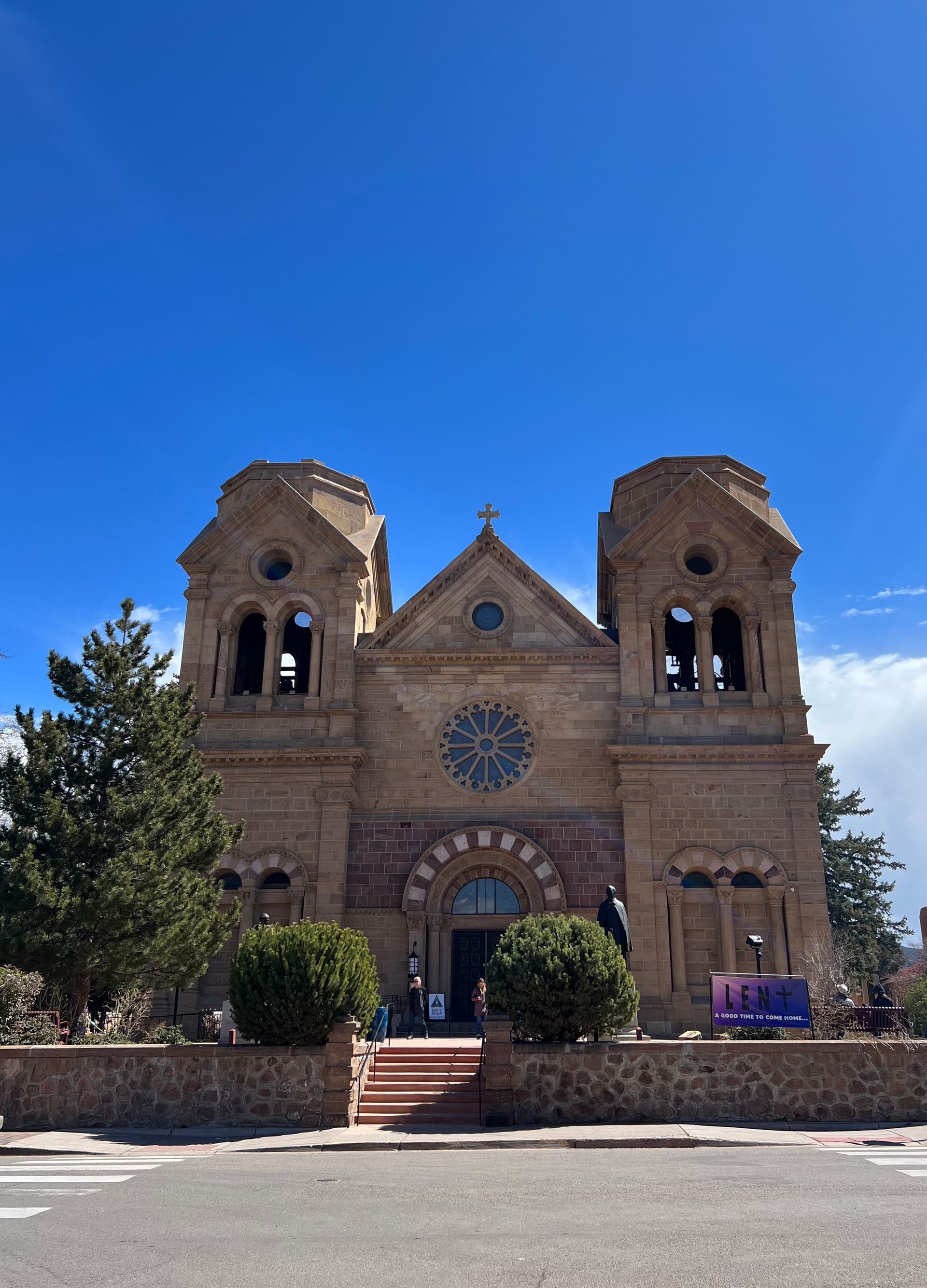 Santa Fe skyline at golden hour
